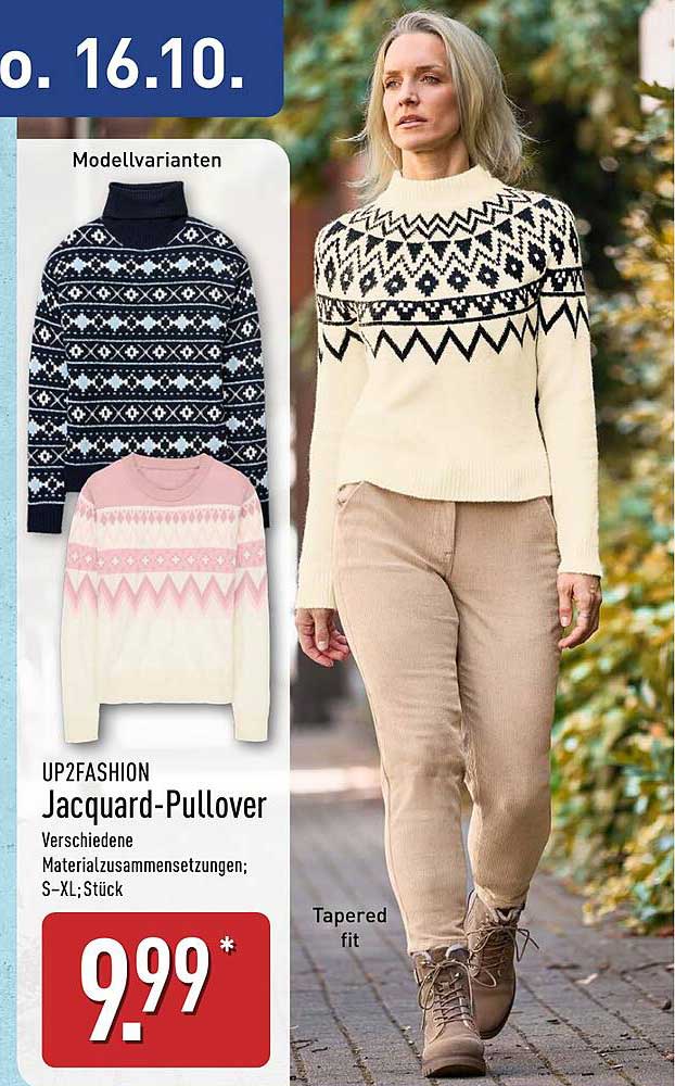 UP2FASHION Jacquard-Pullover - zeitlos und elegant