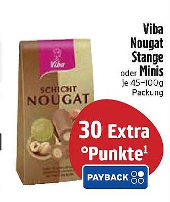 Viba Nougat Stange Minis oder je 45-100g Packung