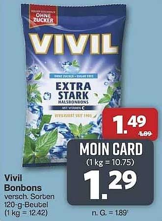Vivil Extra Stark Halsbonbons – zuckerfreie Vielfalt für jede Gelegenheit