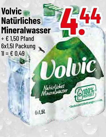 Volvic Natürliches Mineralwasser 6x1,5L