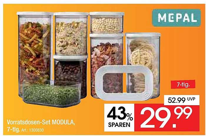 Vorratsdosen-Set MODULA, 7-tlg.