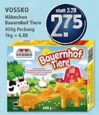 Vossko Hähnchen Bauernhof Tiere 400g
