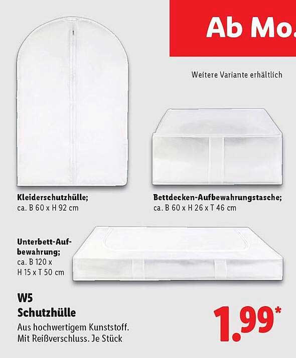 W5 Schutzhüllen - Vielseitige Aufbewahrungslösungen