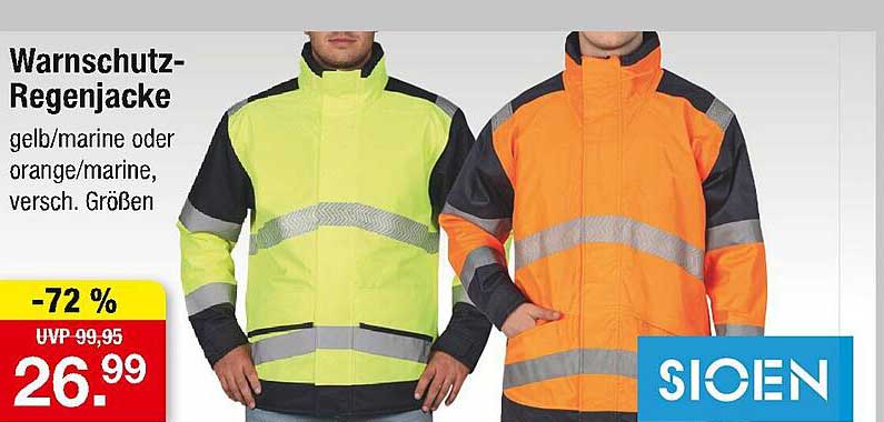 Warnschutz-Regenjacke - jetzt super reduziert!