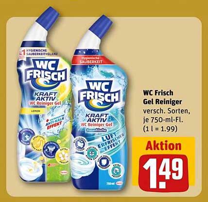 WC Frisch Gel Reiniger versch. Sorten, je 750-ml-Fl.