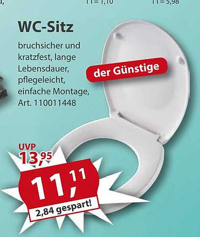 WC-Sitz - bruchsicher und kratzfest