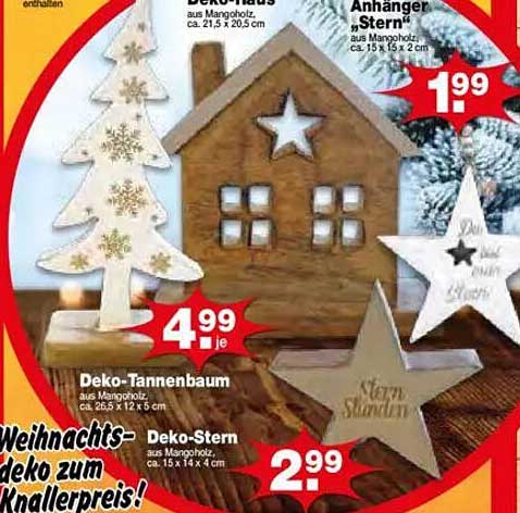 Weihnachts-Deko zum Knallerpreis!