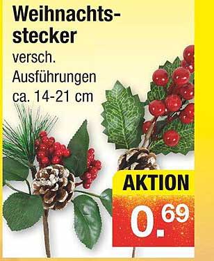 Weihnachtsstecker - versch. Ausführungen ca. 14-21 cm