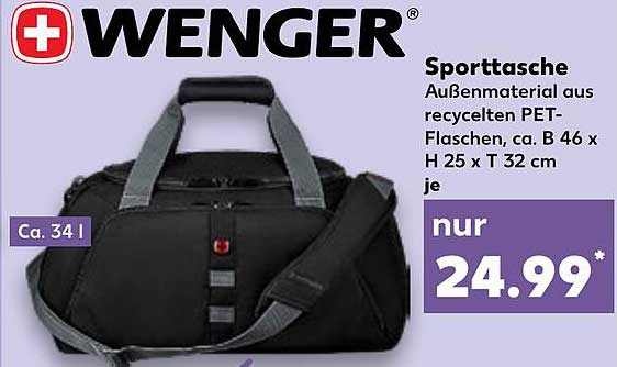 Wenger Sporttasche aus recyceltem Material