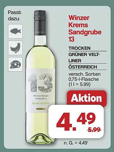 Winzer Krems Sandgrube 13 - Trocken Grüner Veltliner