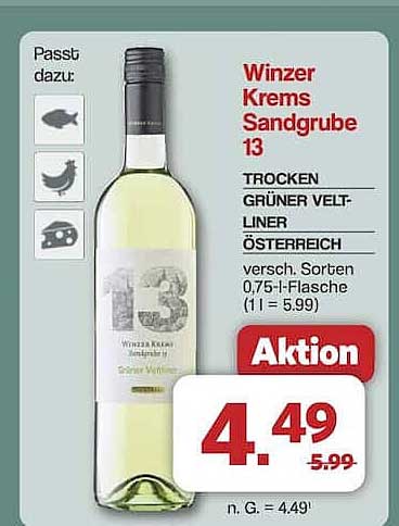 Winzer Krems Sandgrube 13 - Trocken Grüner Veltliner Österreich