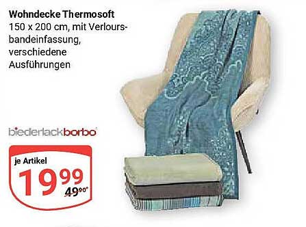 Wohndecke Thermosoft 150 x 200 cm, mit Verlohrbandfassung, verschiedene Ausführungen