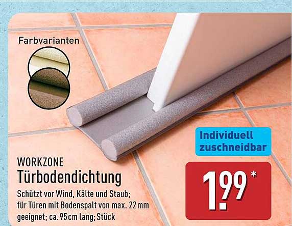WORKZONE Türbodendichtung