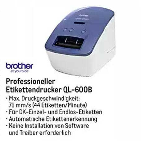 Professioneller Etikettendrucker QL-600B