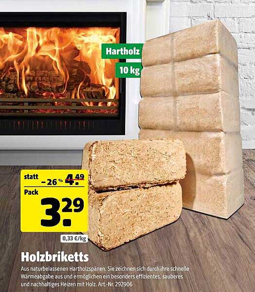 Holz Briketts Globus