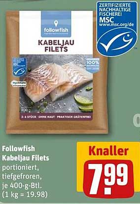 KABELJAU FILETS