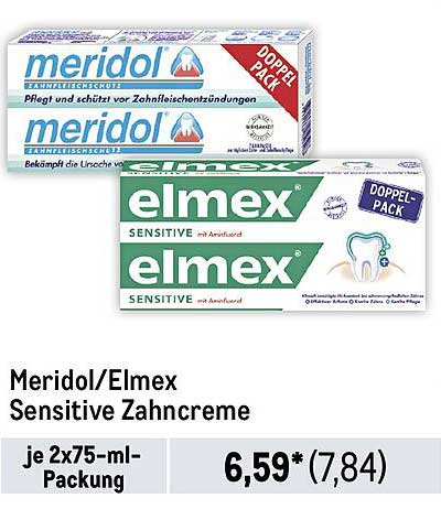 Meridol/Elmex Sensitive Zahnpasta
