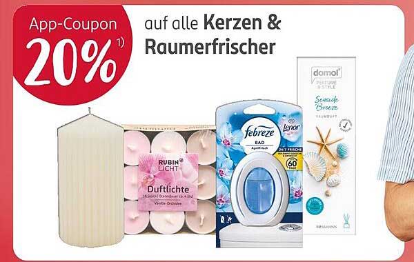 20% auf alle Kerzen & Raumfrischer