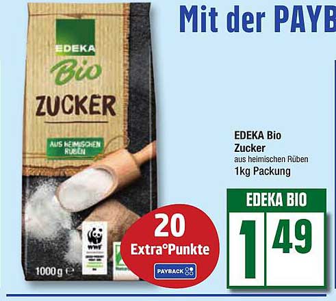Edeka Bio Zucker Angebot bei Edeka