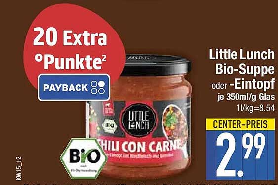 Little Lunch Bio-Suppe oder -Eintopf
