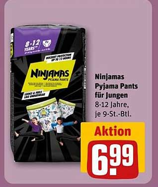 Ninjamas Pyjama Pants für Jungen