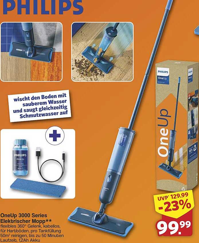 OneUp 3000 Series Elektrischer Mop