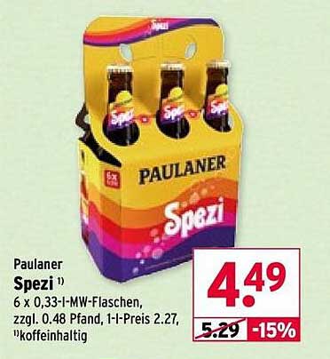 Paulaner Spezi 1)