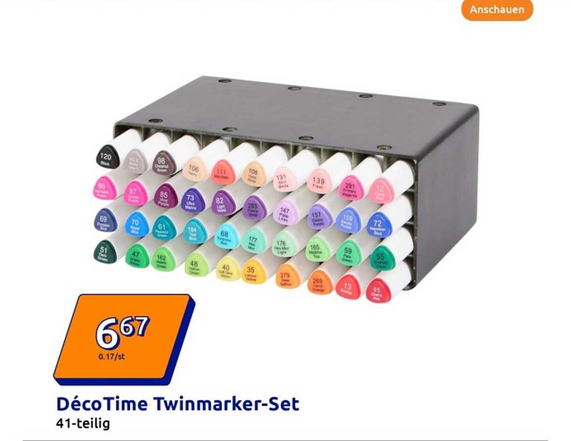 DécoTime Twinmarker-Set 41-teilig