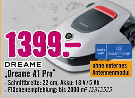 DREAME A1 Pro - Roboter-Rasenmäher für Ihr smartes Zuhause