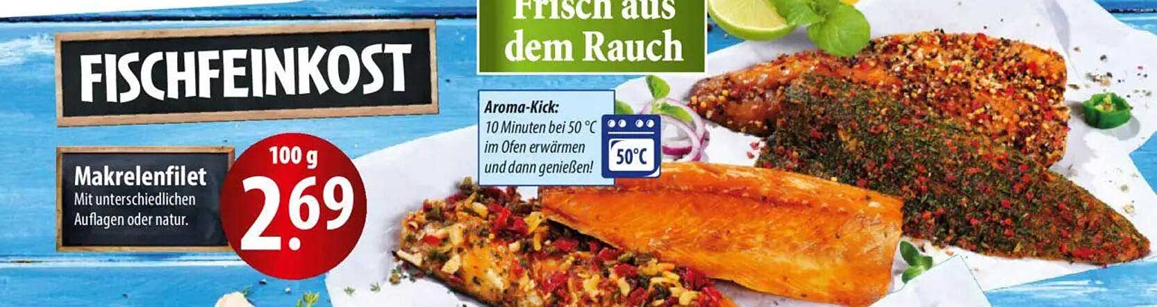 Fischfeinkost Makrelenfilet – Frisch aus dem Rauch