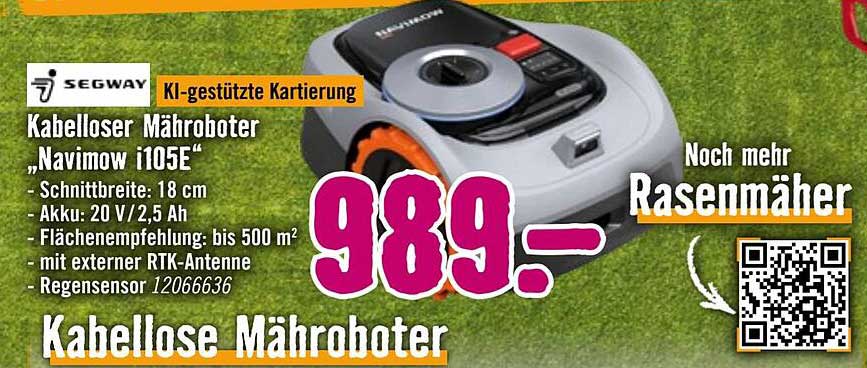 Kabelloser Mähroboter „Navimow i105E“