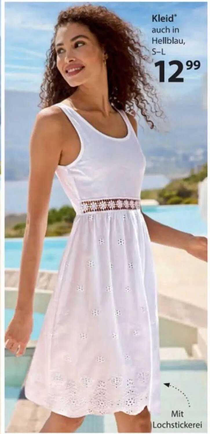 Kleid auch in Hellblau, S-L