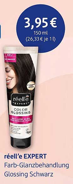 réell’e EXPERT Farb-Glanzbehandlung Glossing Schwarz
