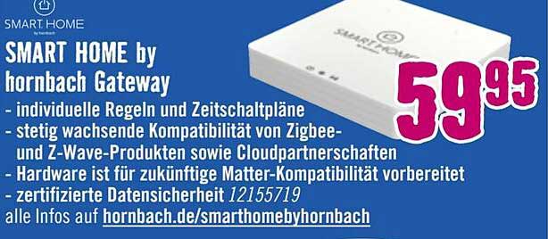 SMART HOME by hornbach Gateway