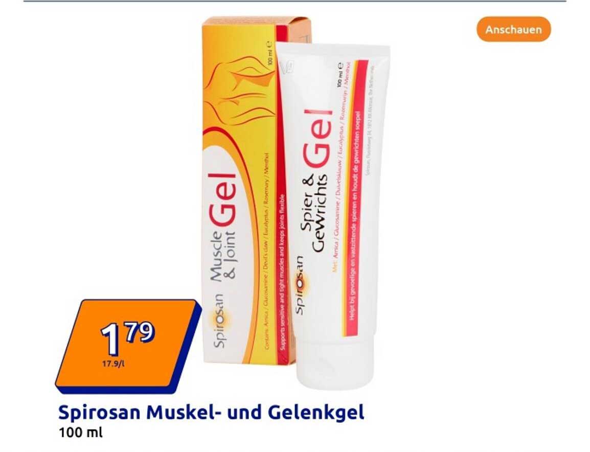 Spirosan Muskel- und Gelenkgel 100 ml