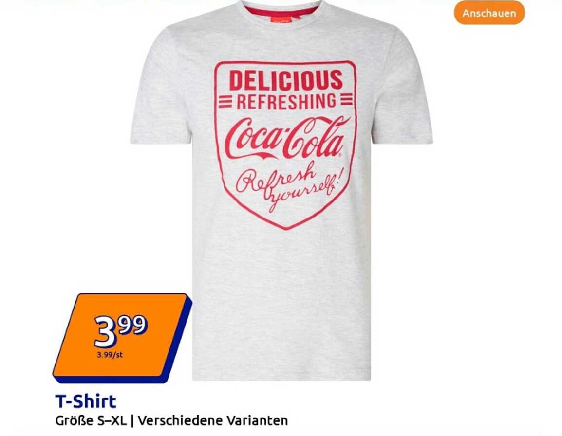 T-Shirt Coca-Cola - Größe S-XL | Verschiedene Varianten
