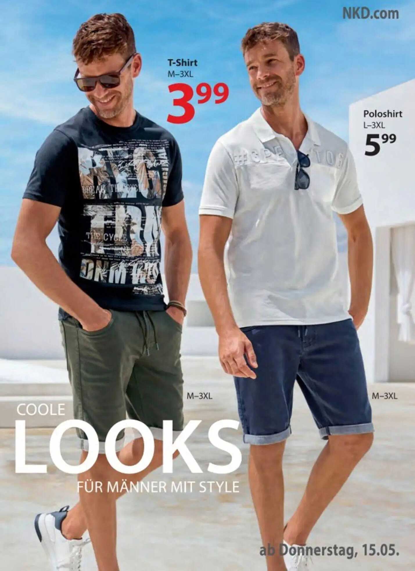 T-Shirt für Männer - Coole Looks für den Sommer