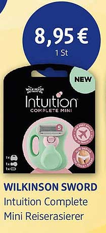 Wilkinson Sword Intuition Complete Mini Reiserrasierer