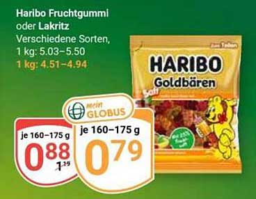 Haribo Fruchtgummi oder Lakritz Verschiedene Sorten, 1 kg