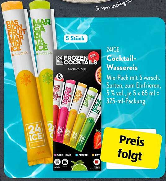 24ICE Cocktail-Wassereis Mix-Pack