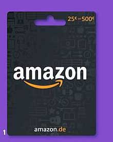 Amazon Geschenkkarte – 25 € bis 500 €