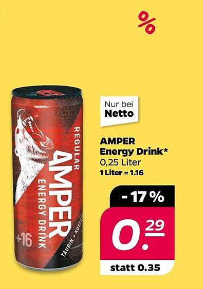 AMPER Energy Drink 0,25 Liter