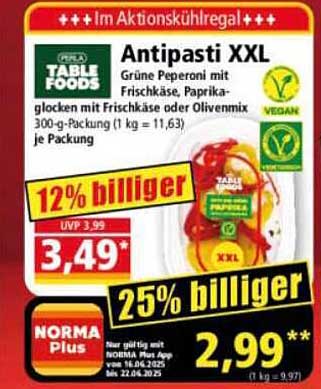 Antipasti XXL - Grüne Peperoni mit Frischkäse und Paprika-Glocken