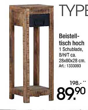 Beistelltisch hoch