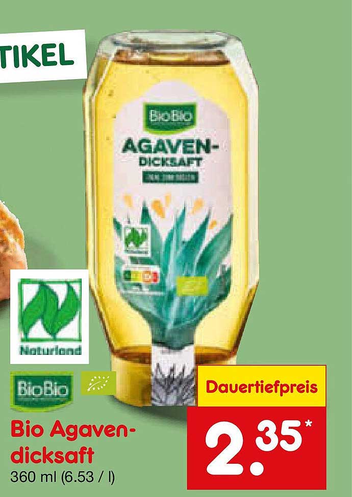 Bio Agavendicksaft 360 ml