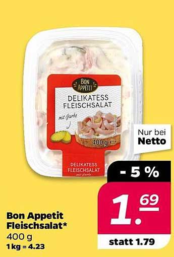 Bon Appetit Delikatess Fleischsalat - 400 g
