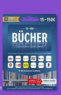 Bücher-Gutschein im Wert von 15-150€