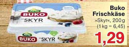 Buko Frischkäse »Skyr«, 200 g