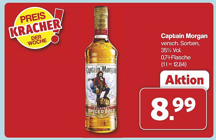 Captain Morgan Spiced Gold - 0,7L Flasche, 35% Vol.