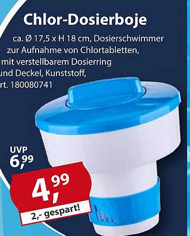 Chlor-Dosierboje
